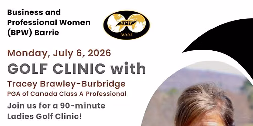 BPW Barrie - Ladies Golf Clinic