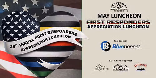 Bastrop Chamber Monthly Luncheon: First Responder Appreciation Luncheon