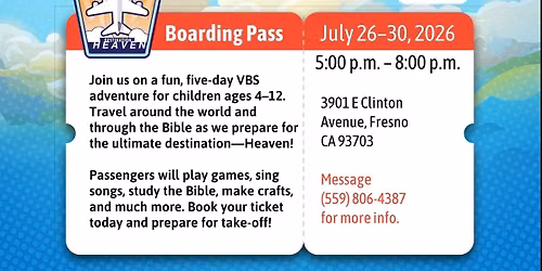Vacation Bible School (Flight 3:16)