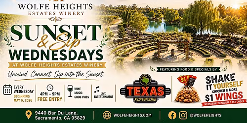 Sunset & Sip Wednesdays