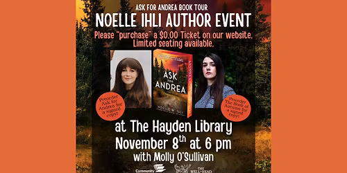 Noelle Ihli Author Event with Molly O'Sullivan