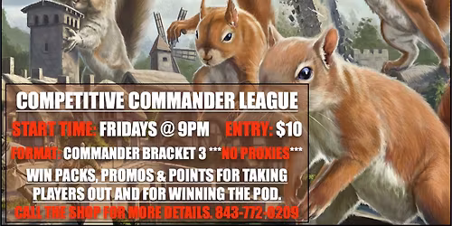 COMPETITIVE COMMANDER LEAGUE @ SNG
