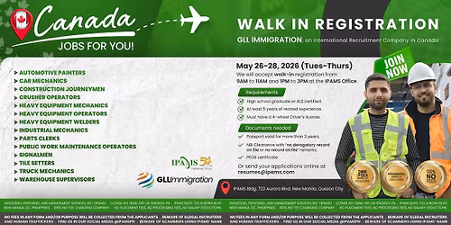 CANADA EVENT - Job opportunities for Construction Workers