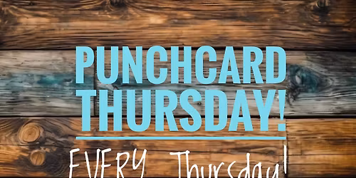 Punchcard Thursday!