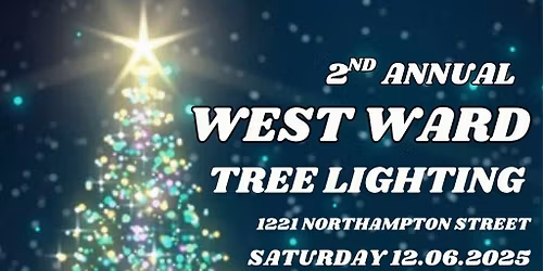 WEST WARD Winter Tree Lighting!