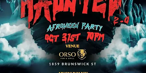 HAUNTED 2.0: AFROWEEN PARTY
