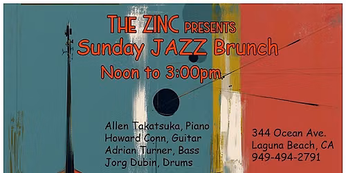 Summer Sunday Jazz Brunch on the patio!
