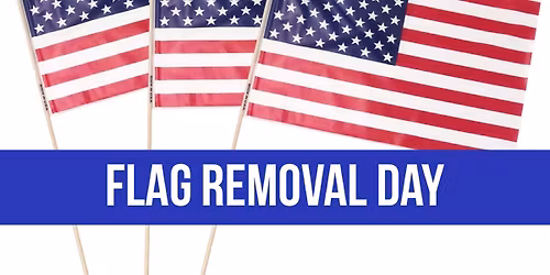 Veterans Flag Removal