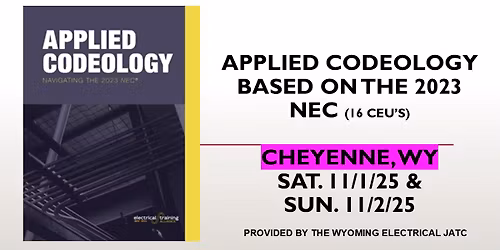 Applied Codeology CEU Course- Cheyenne, WY