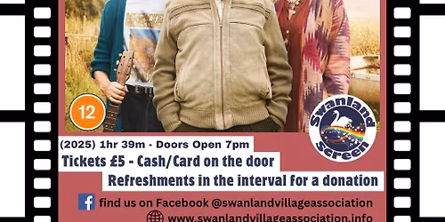 The Ballad of Wallis Island (2025) 1hr 39m (Cert 12) Swanland Screen Film