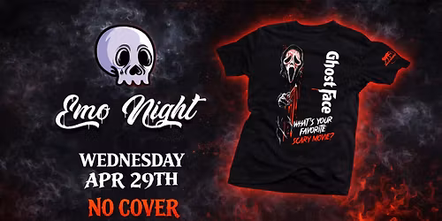 Emo Night & Free Shirt Giveaway & Emo Karaoke On The Patio