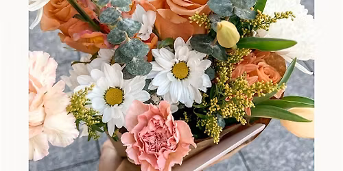 Mother\u2019s Day Bouquet & Wine Workshop