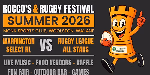 Rocco's & Rugby Festival 2026