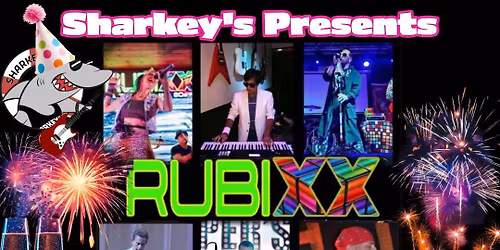 New Years Eve - DJ Taerock Rocks with "Rubixx" Live Band @Sharkey's Bar & Grill New Years Eve Bash 