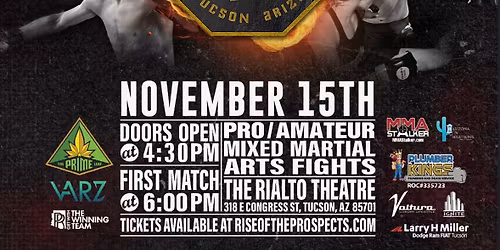 Rise of the Prospects - Cage Series X at Rialto Theatre Tucson