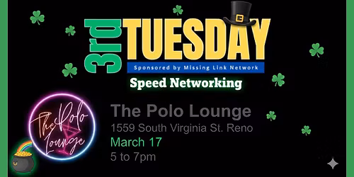 3rd Tuesday "Speed" Networking