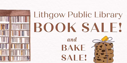 Book Sale and Bake Sale!