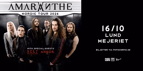 Amaranthe + Support: Self Deception + Ankor | Lund