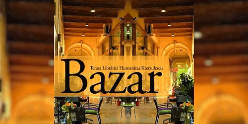 BAZAR de carte pe terasa libr\u0103riei - pre\u021buri \u00eencep\u00e2nd cu 5 lei la sute de c\u0103r\u021bi