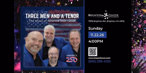 THREE MEN and a TENOR