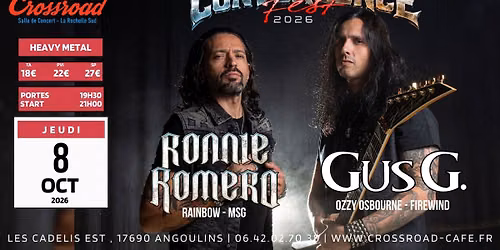 CONCERT | RONNIE ROMERO \u00d7 GUS G | CONVERGENCE FEST 2026