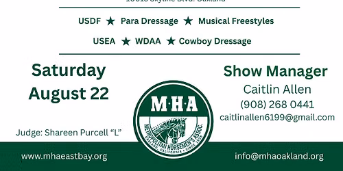 Metropolitan Horsemen\u2019s Association Summer Dressage Schooling Show