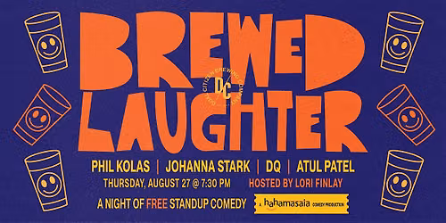 Brewed Laughter Standup Comedy at Dual Citizen Brewing - FREE SHOW