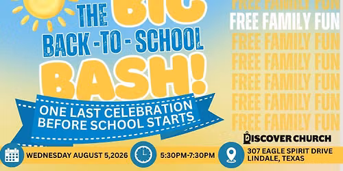 Big Back to School Bash