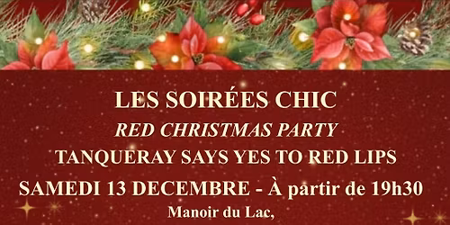 Red Christmas Party - Tanqueray says yes to red lips