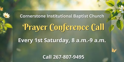 Prayer Conference Call