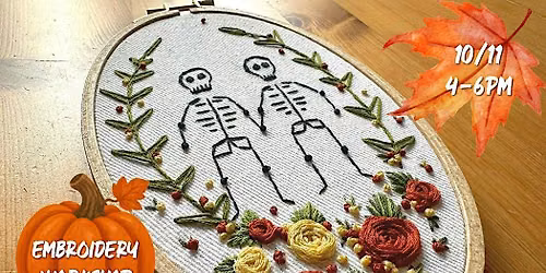 Halloween Embroidery with Ellen