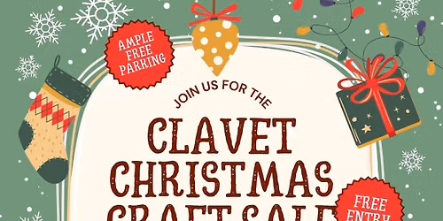 2026 Clavet Christmas Craft Sale