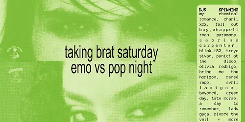 Taking Brat Saturday: Emo vs Pop Night - Sydney