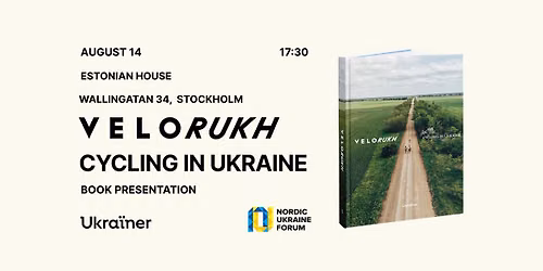 Book Presentation "Velorukh. Cycling in Ukraine"