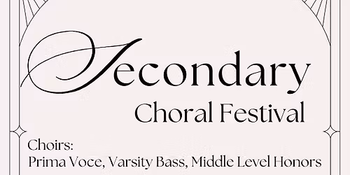 Secondary Choral Festival
