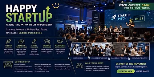 HAPPY STARTUP\u2122 \u2013 Connecting Startups, Investors & Universities | Dubai