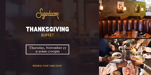 Thanksgiving Day Buffet at Sugarbacon