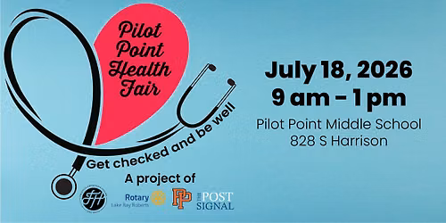 2026 Pilot Point Health Fair