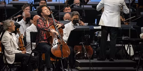 Gustavo Dudamel and Sheku Kanneh-Mason at David Geffen Hall