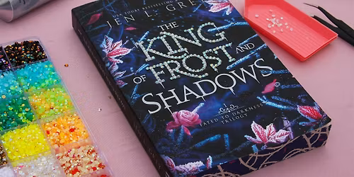 Craft Night: Holiday Book Bedazzling