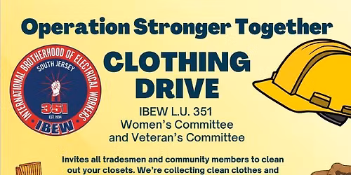 Operation Stronger Together Clothing Drive
