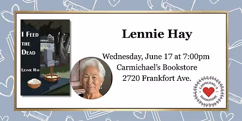 Lennie Hay discusses I Feed the Dead with Martha Greenwald