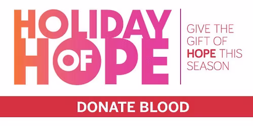 Holiday of Hope Blood Drive