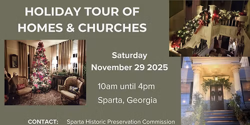 Holiday Tour of Homes & Churches