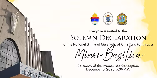Solemn Declaration as Minor Basilica
