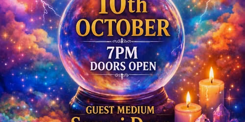 Clairvoyant Evening with Medium Sammi Dean pay on the door \u00a38pp