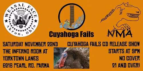 Cuyahoga Fails CD Release Show