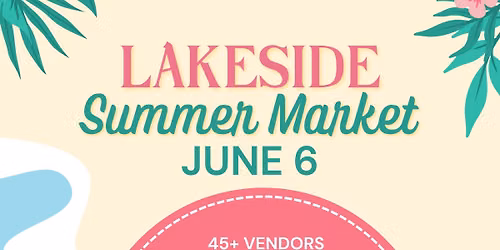 Summer Lakeside Market (I am a vendor)
