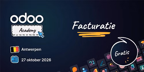 Odoo Academy Facturatie -  Antwerpen