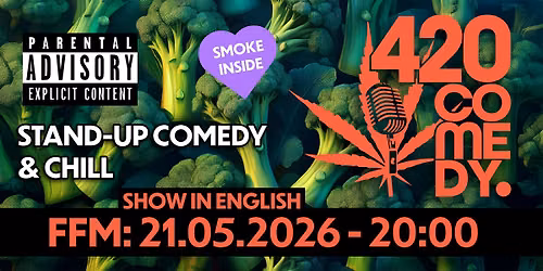 420 Comedy FFM in English  - Stand-Up Comedy & Chill
